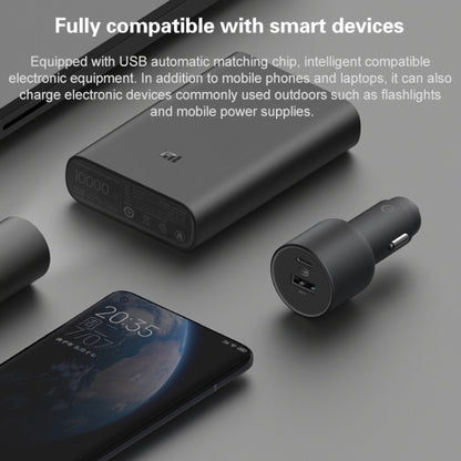 Original Xiaomi CC07ZM 100W Dual Ports USB + USB-C / Type-C Car Charger Fast Charging Version 1A1C - free shipping - PMC Jewellery - Order now!