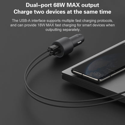 Original Xiaomi CC07ZM 100W Dual Ports USB + USB-C / Type-C Car Charger Fast Charging Version 1A1C - free shipping - PMC Jewellery - Order now!