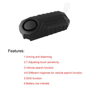 Wireless Anti-Theft Vibration Motorcycle Bicycle Water-resistant Security Bike Alarm with Remote