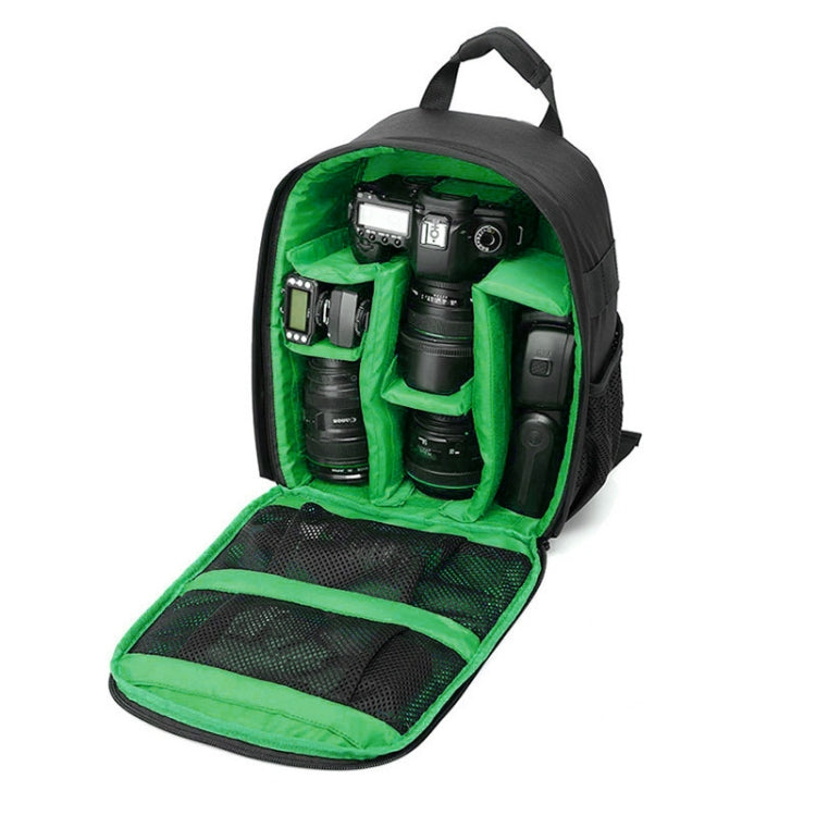 INDEPMAN DL-B012 Portable Outdoor Sports Backpack Camera Bag for GoPro, SJCAM, Nikon, Canon, Xiaomi Xiaoyi YI, Size: 27.5 * 12.5 * 34 cm(Green) - free shipping - PMC Jewellery - Order now!