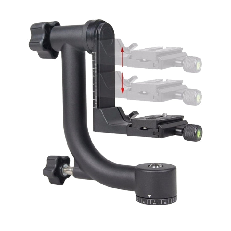 YELANGU Horizontal 360 Degree Gimbal Tripod Head for Home DV and SLR Cameras(Black) - free shipping - PMC TechLife - Order now!