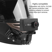 Cycling Helmet Adhesive Multi-Joint Arm Fixed Mount Set with J-Hook Buckle Mount & Adapter & Screw for DJI Osmo Action, GoPro HERO10 Black /9 Black / HERO8 Black /7 /6 /5 /5 Session /4 Session /4 /3+ /3 /2 /1, Xiaoyi and Other Action Cameras