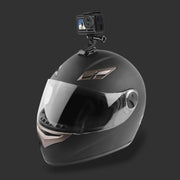 Cycling Helmet Adhesive Multi-Joint Arm Fixed Mount Set with J-Hook Buckle Mount & Adapter & Screw for DJI Osmo Action, GoPro HERO10 Black /9 Black / HERO8 Black /7 /6 /5 /5 Session /4 Session /4 /3+ /3 /2 /1, Xiaoyi and Other Action Cameras