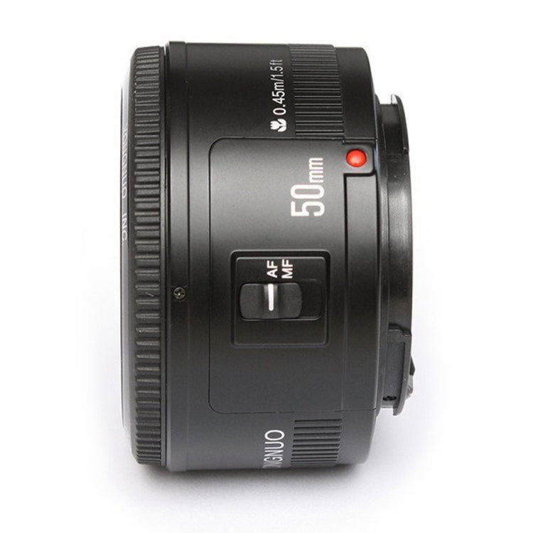 YONGNUO YN50MM F1.8N 1:2.8 Large Aperture AF Focus Lens for Nikon DSLR Cameras(Black) - free shipping - PMC TechLife - Order now!