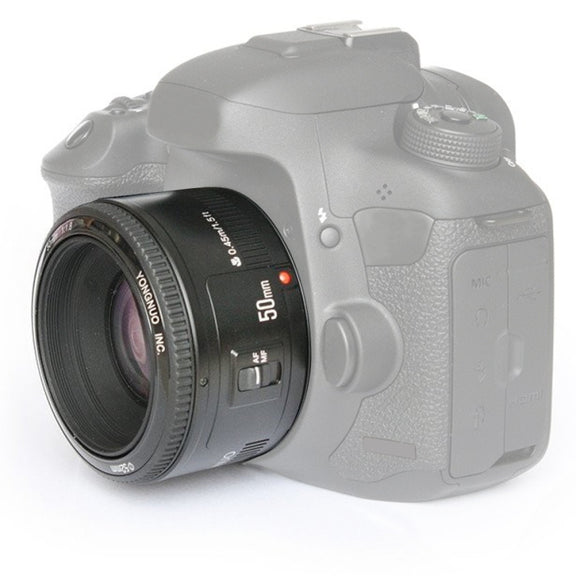 YONGNUO YN50MM F1.8N 1:2.8 Large Aperture AF Focus Lens for Nikon DSLR Cameras(Black)