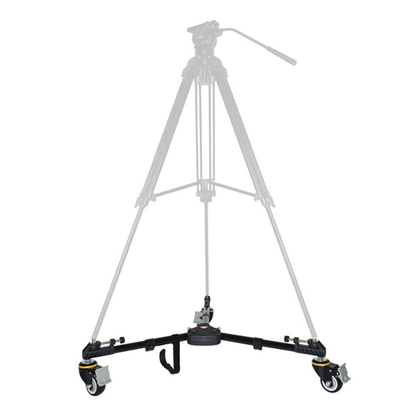 Kingjoy VX-600D Aluminium Alloy Camera Big Foot Wheel Tripod Pulley Base