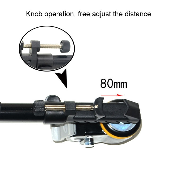 Kingjoy VX-600D Aluminium Alloy Camera Big Foot Wheel Tripod Pulley Base