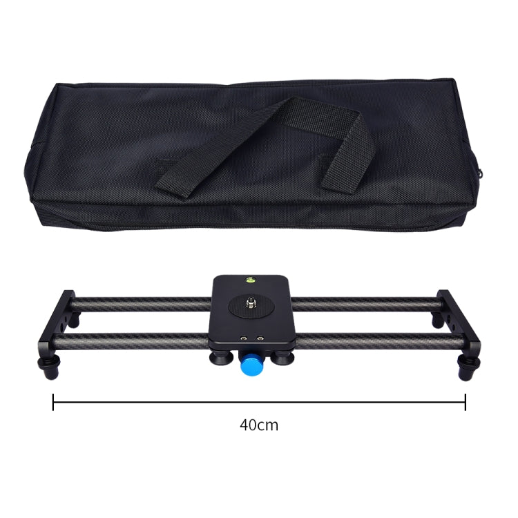 YELANGU L40T 40cm Carbon Fiber Slide Rail Track for SLR Cameras / Video Cameras (Black) - free shipping - PMC TechLife - Order now!