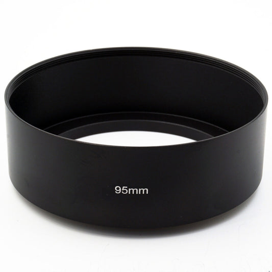 95mm Thread Type Straight Tube Full Metal Lens Hood Shade for Medium Telephoto Lens - free shipping - PMC Jewellery - Order now!