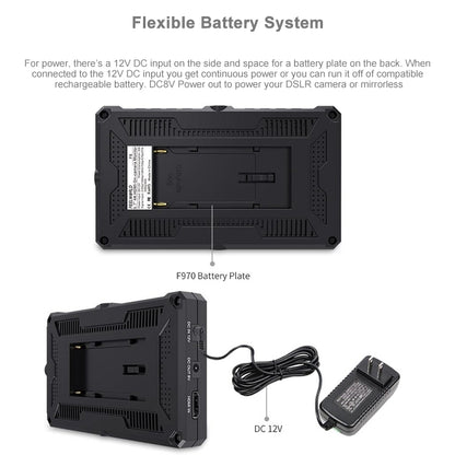 FEELWORLD F6 1920x1080 5.5 inch IPS Screen HDMI 4K Camera Field Monitor - free shipping - PMC Jewellery - Order now!