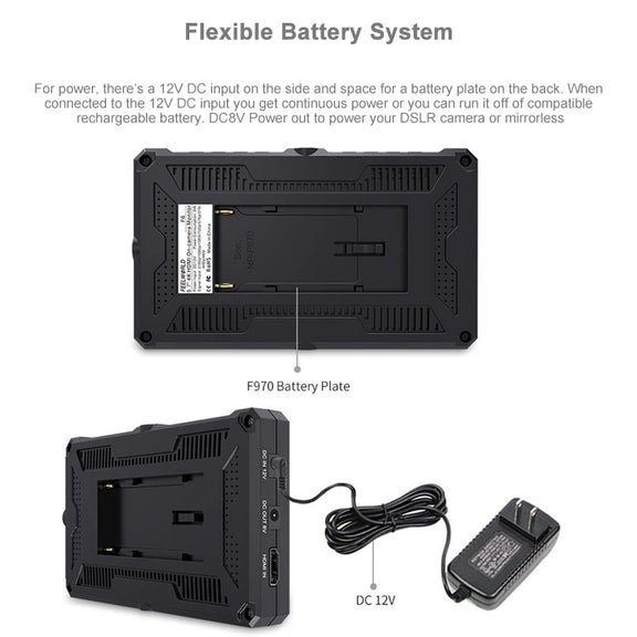 FEELWORLD F6 1920x1080 5.5 inch IPS Screen HDMI 4K Camera Field Monitor
