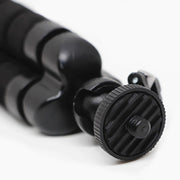 Mini Octopus Flexible Foam Tripod Holder with Phone Clamp & Remote Control(Black)