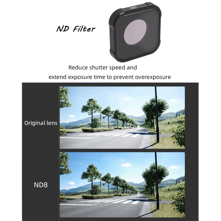 JSR KB Series CPL+ND8+ND16 Lens Filter for GoPro HERO13 Black /12 Black /11 Black /10 Black /9 Black