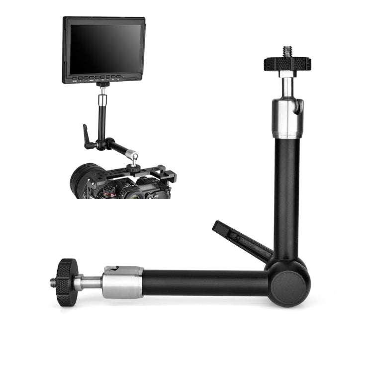 YELANGU 11 inch Adjustable Friction Articulating Magic Arm (Black) - free shipping - PMC TechLife - Order now!