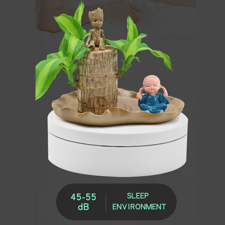 12cm 360 Degree Rotating Turntable Mirror Electric Display Stand Video Shooting Props Turntable, Load: 3kg (White) -  by PMC TechLife | Online Shopping South Africa | PMC TechLife | Buy Now Pay Later Mobicred