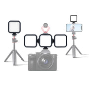 MJ58 Pocket Beauty Fill Light Handheld Camera Photography Streamer LED Light with Remote Control (Black)
