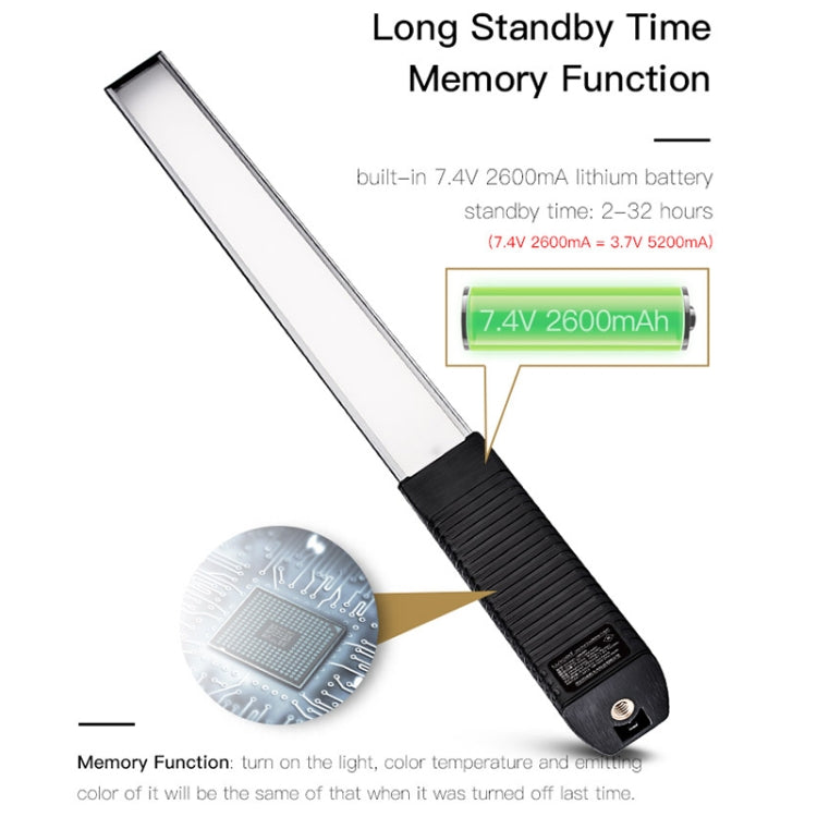 LUXCeO Q508A 8 Color Photo LED Stick Video Light Waterproof Handheld LED Fill Light Flash Lighting Lamp with Remote Control - free shipping - PMC Jewellery - Order now!