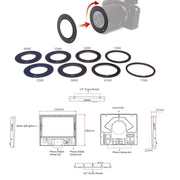 FEELWORLD TP10 Portable 10-inch Folding Teleprompter with Remote Control Lens Adapter Ring For Below 10 inches Smartphone / Tablet (Black)