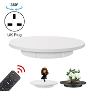42cm Electric Rotating Display Stand Video Shooting Props Turntable, Load: 100kg, Plug-in Power, UK Plug(White)