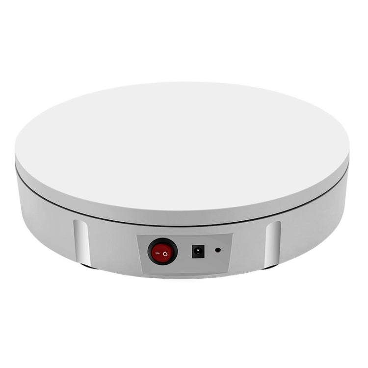 22cm Electric Rotating Display Stand Video Shooting Props Turntable, Load: 50kg, EU Plug (White) - free shipping - PMC TechLife - Order now!