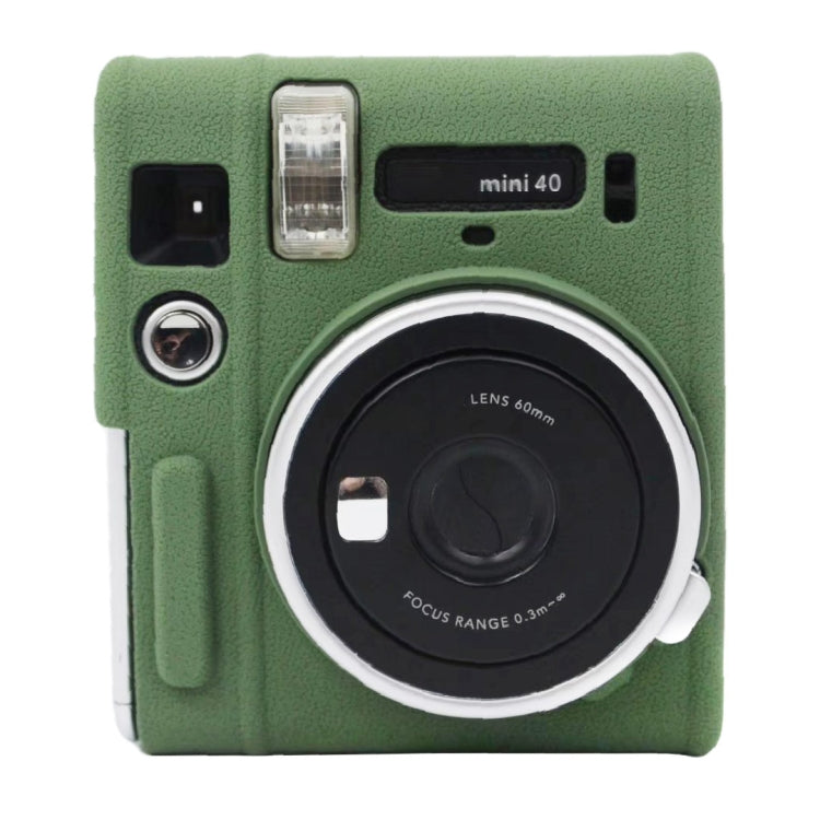 Soft Silicone Protective Case for Fujifilm Instax mini 40 (Green) - Protective Case by PMC TechLife | Online Shopping South Africa | PMC TechLife