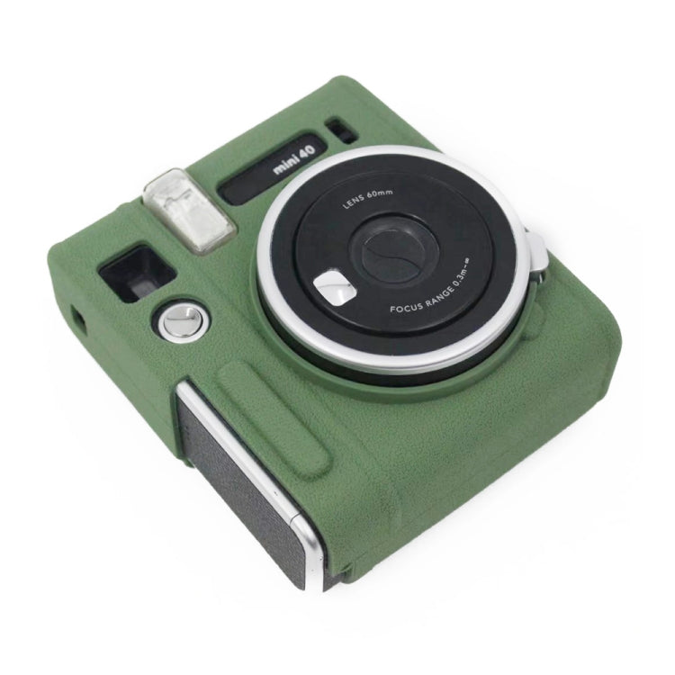 Soft Silicone Protective Case for Fujifilm Instax mini 40 (Green) - Protective Case by PMC TechLife | Online Shopping South Africa | PMC TechLife