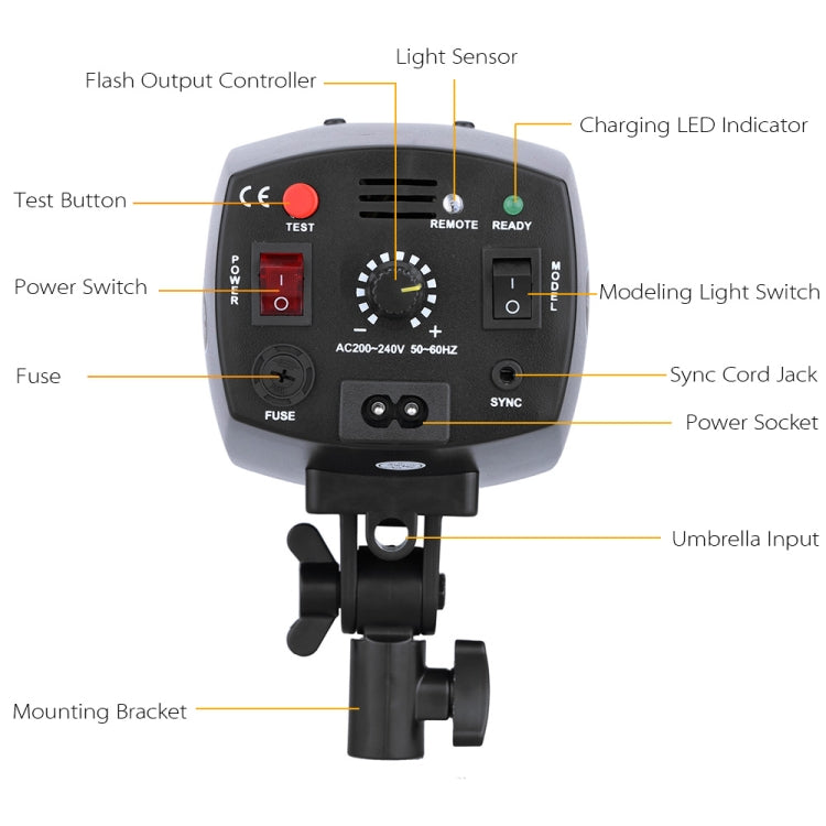 Godox K-180A Mini Master 180Ws Studio Flash Light Photo Flash Speedlight(AU Plug) - free shipping - PMC Jewellery - Order now!