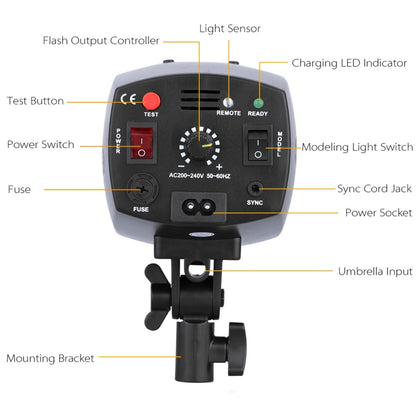 Godox K-180A Mini Master 180Ws Studio Flash Light Photo Flash Speedlight(AU Plug) - free shipping - PMC Jewellery - Order now!