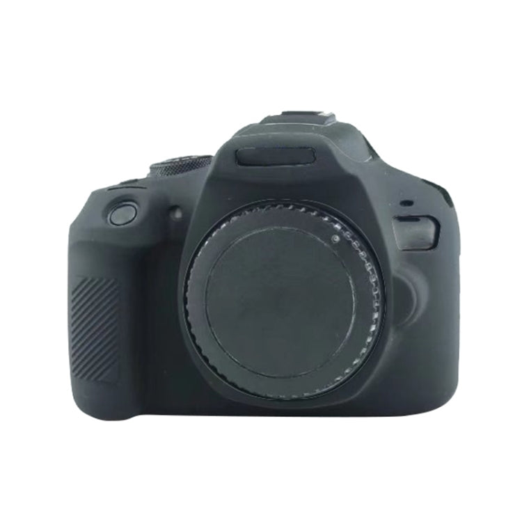 Soft Silicone Protective Case for Canon EOS 2000D (Black)