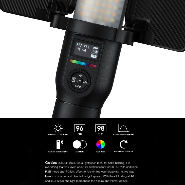 Godox LC500R RGB Full Color LED Light Stick Handheld Fill Light with Remote Control(AU Plug) - free shipping - PMC TechLife - Order now!