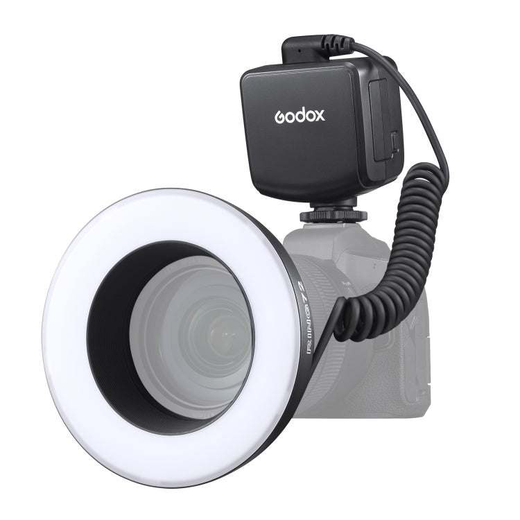 Godox Ring72 Macro Ring 48 LED Flash Light with 8 Different Size Adapter Rings(Black) - free shipping - PMC Jewellery - Order now!