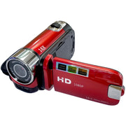 16X Digital Zoom HD 16 Million Pixel Home Travel DV Camera, EU Plug(Red)