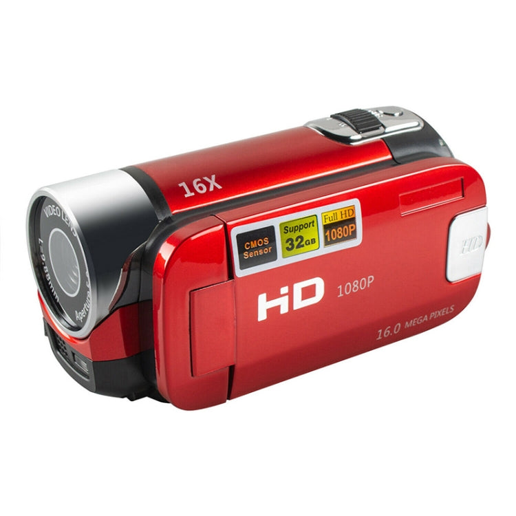 16X Digital Zoom HD 16 Million Pixel Home Travel DV Camera, EU Plug(Red) - free shipping - PMC TechLife - Order now!