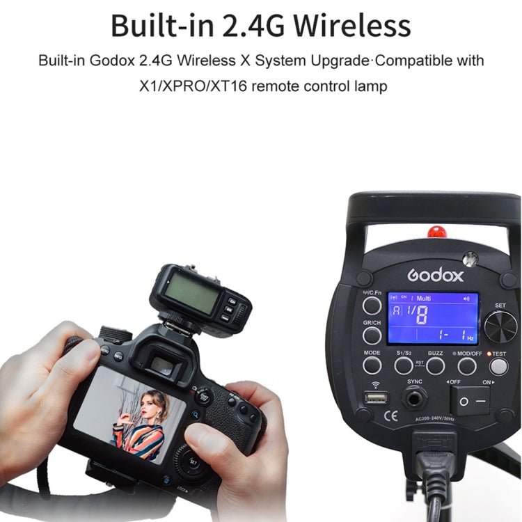 Godox QT600IIM 600Ws 1/8000s High Speed  Strobe Studio Flash Light(AU Plug) - free shipping - PMC Jewellery - Order now!