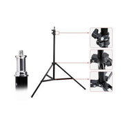 Godox SN304 2.0m Height Photography Aluminum Light Stand for Studio Flash Light (Black)
