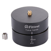 Fittest 360TL 360 Degrees Panning Rotating Panorama Cylindrical PTZ 60min / 45min / 30min / 15min Time Lapse Stabilizer Tripod Adapter with 2kg Bearing for  for GoPro HERO9 Black / HERO8 Black /7 /6 / ...  Other Action Cameras & Micro Single & DSLR Camera