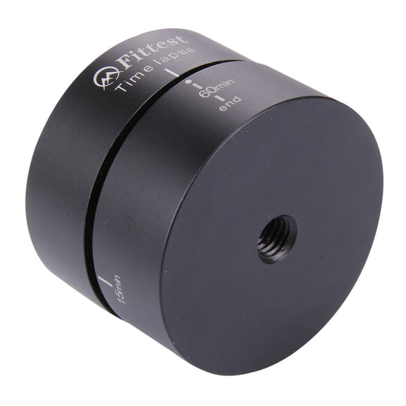 Fittest 360TL 360 Degrees Panning Rotating Panorama Cylindrical PTZ 60min / 45min / 30min / 15min Time Lapse Stabilizer Tripod Adapter with 2kg Bearing for  for GoPro HERO9 Black / HERO8 Black /7 /6 / ...  Other Action Cameras & Micro Single & DSLR Camera