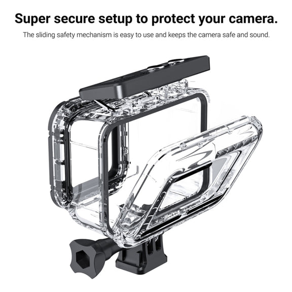 60m Underwater Depth Diving Case Water-resistant Camera Housing for Insta360 One RS 4K