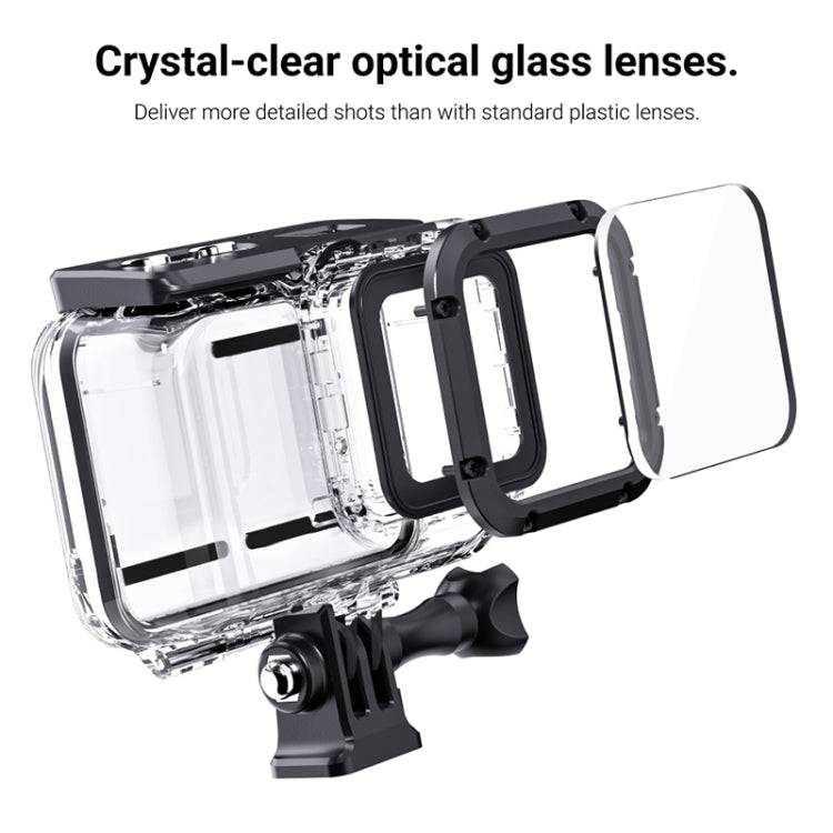 60m Underwater Depth Diving Case Waterproof Camera Housing for Insta360 One RS 4K - Case & Bags by PMC TechLife | Online Shopping South Africa | PMC TechLife