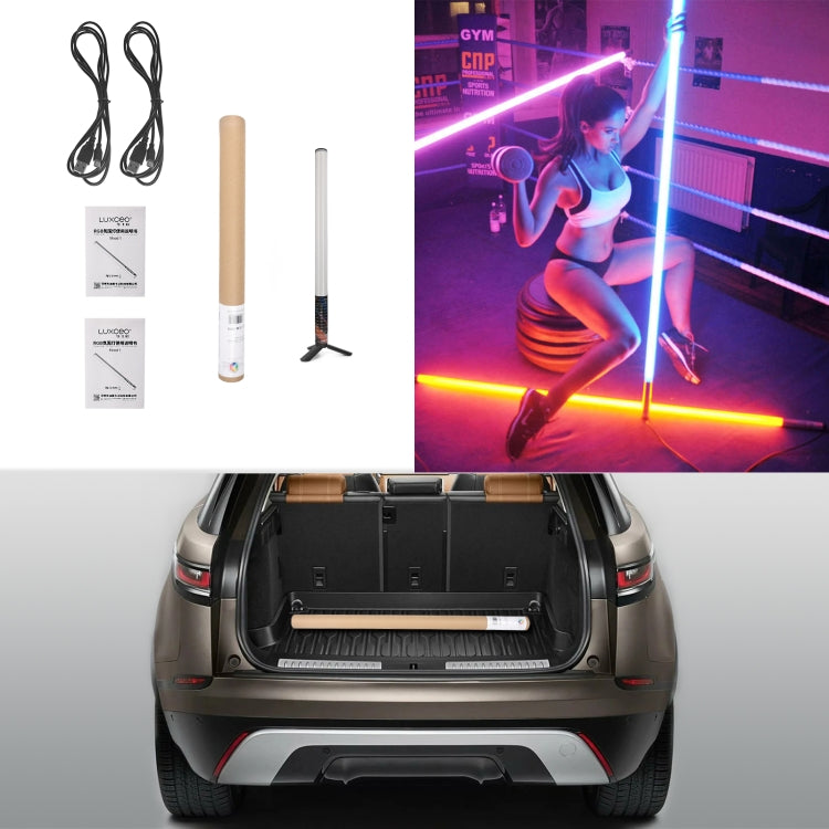 LUXCeO Mood1 50cm RGB Colorful Atmosphere Rhythm LED Stick Handheld Video Photo Fill Light with Tripod - free shipping - PMC Jewellery - Order now!
