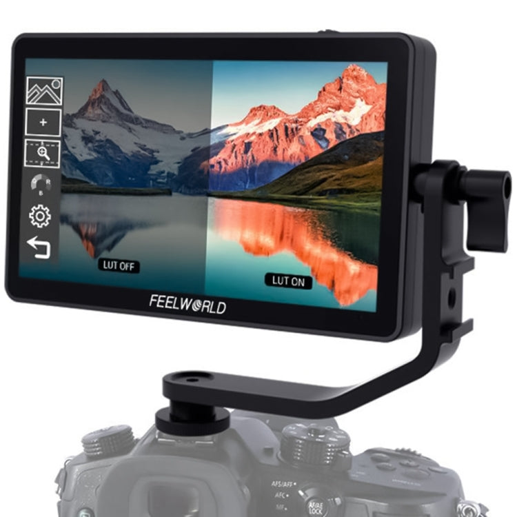 FEELWORLD F6 Plus V2 6 inch 3D LUT Touch Screen DSLR Camera Field Monitor, IPS FHD1920x1080 4K HDMI Input & Output, with Tilt Arm - free shipping - PMC Jewellery - Order now!