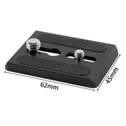 BEXIN S60PL Metal Quick Release Plate for Sachtler Gimbals