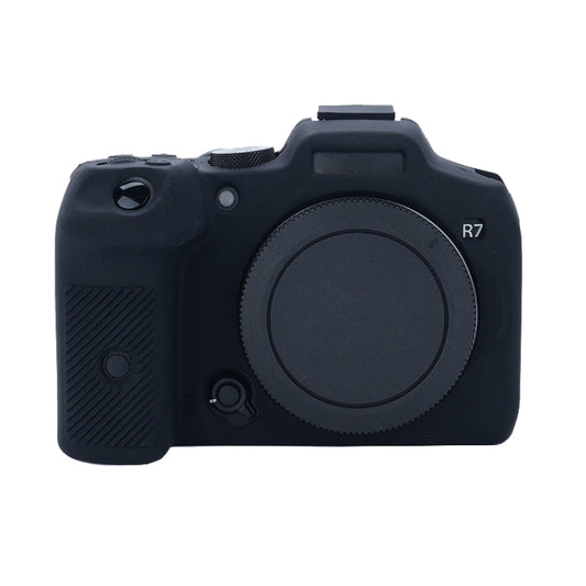 For Canon EOS R7 Soft Silicone Protective Case (Black) - Protective Case by PMC Jewellery | Online Shopping South Africa | PMC Jewellery | Buy Now Pay Later Mobicred