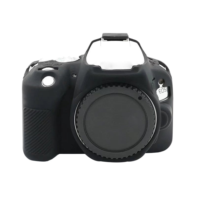 For Canon EOS 250D Soft Silicone Protective Case (Black) - Protective Case by PMC TechLife | Online Shopping South Africa | PMC TechLife