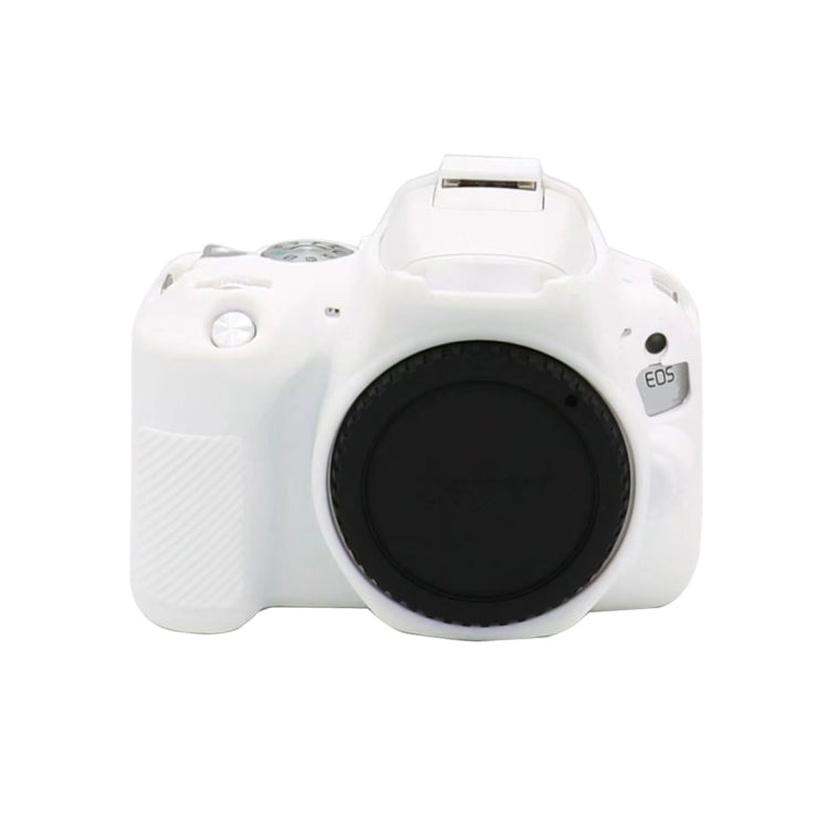 For Canon EOS 250D Soft Silicone Protective Case (White) - Protective Case by PMC TechLife | Online Shopping South Africa | PMC TechLife