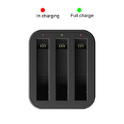 For Insta360 X3 / One X2 Tri-Slot Batteries Fast Charger(Black)