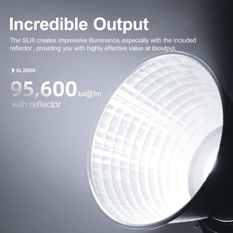 Godox SL200III 215W LED Light 5600K Daylight Video Flash Light(EU Plug) - free shipping - PMC TechLife - Order now!