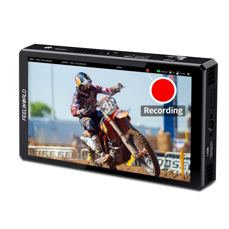 FEELWORLD CUT6 6-inch Touch Screen Monitor Recorder FHD IPS 4K HDMI Camera Field Monitor (Black) - free shipping - PMC Jewellery - Order now!
