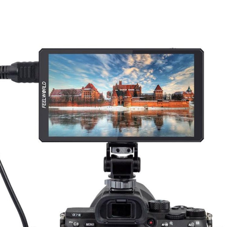 FEELWORLD CUT6 6-inch Touch Screen Monitor Recorder FHD IPS 4K HDMI Camera Field Monitor (Black) - free shipping - PMC TechLife - Order now!