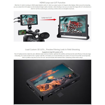 FEELWORLD CUT6 6-inch Touch Screen Monitor Recorder FHD IPS 4K HDMI Camera Field Monitor (Black) - free shipping - PMC Jewellery - Order now!